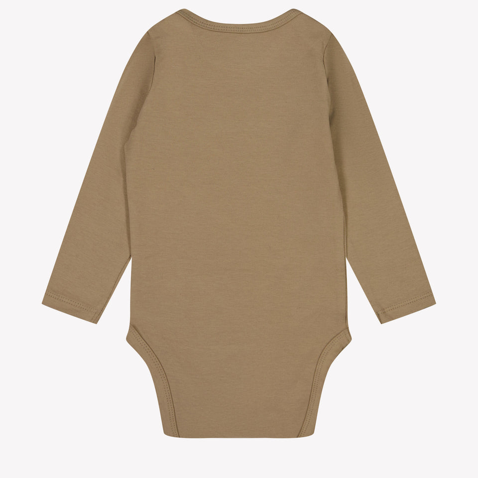 Malelions Baby Unisex Rompertje Beige