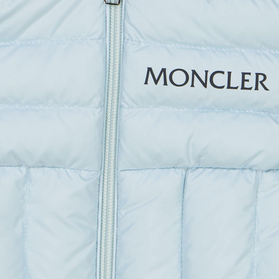 Moncler Nerville Baby Jongens Bodywarmer In Licht Blauw