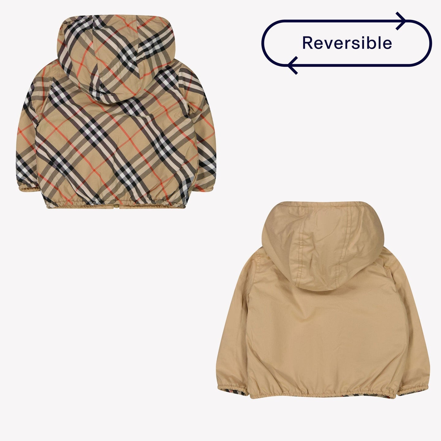 Burberry Baby Unisex Tussenjas Beige 6 mnd