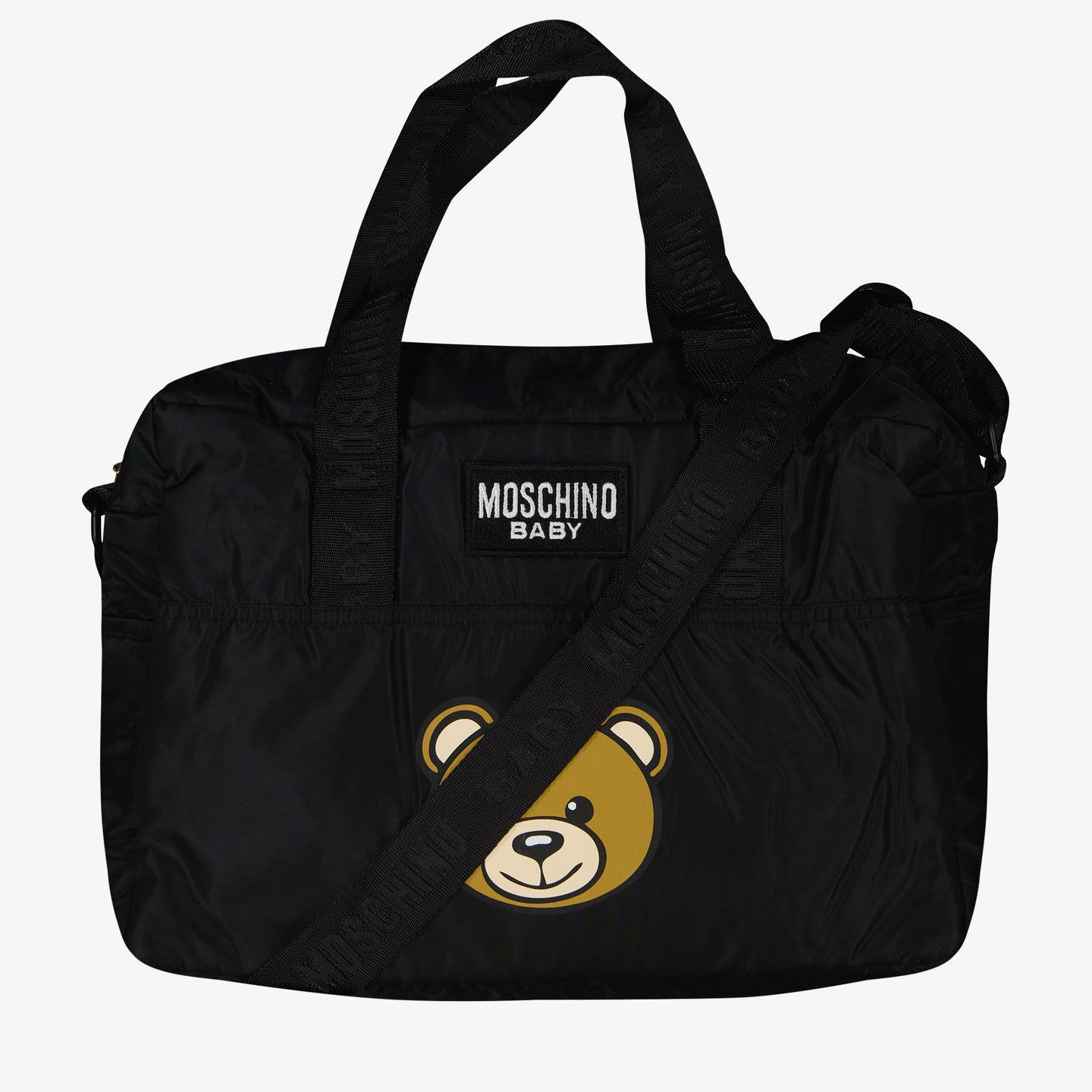 Moschino Baby unisex diaper bag Black