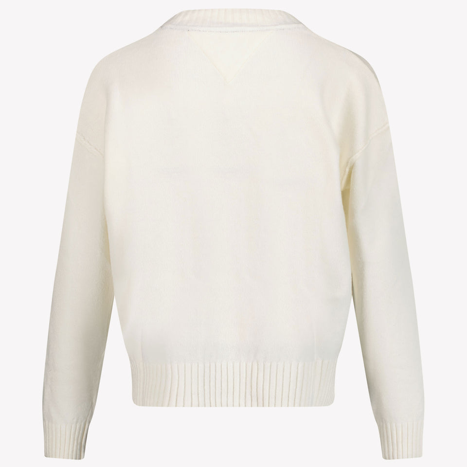 Tommy Hilfiger Kids Girls Sweater White