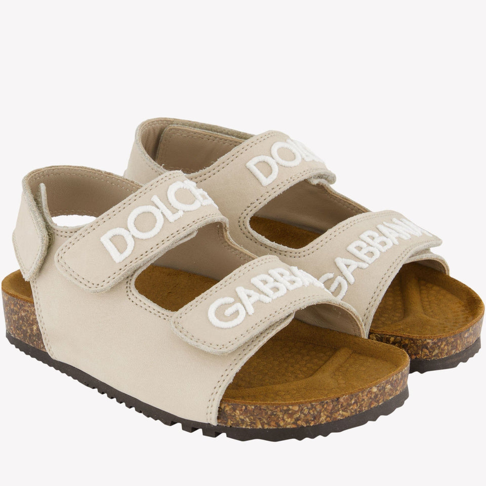 Dolce & Gabbana Kinder Jongens Sandalen Beige