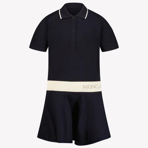Moncler Kinder Meisjes Jurk In Navy