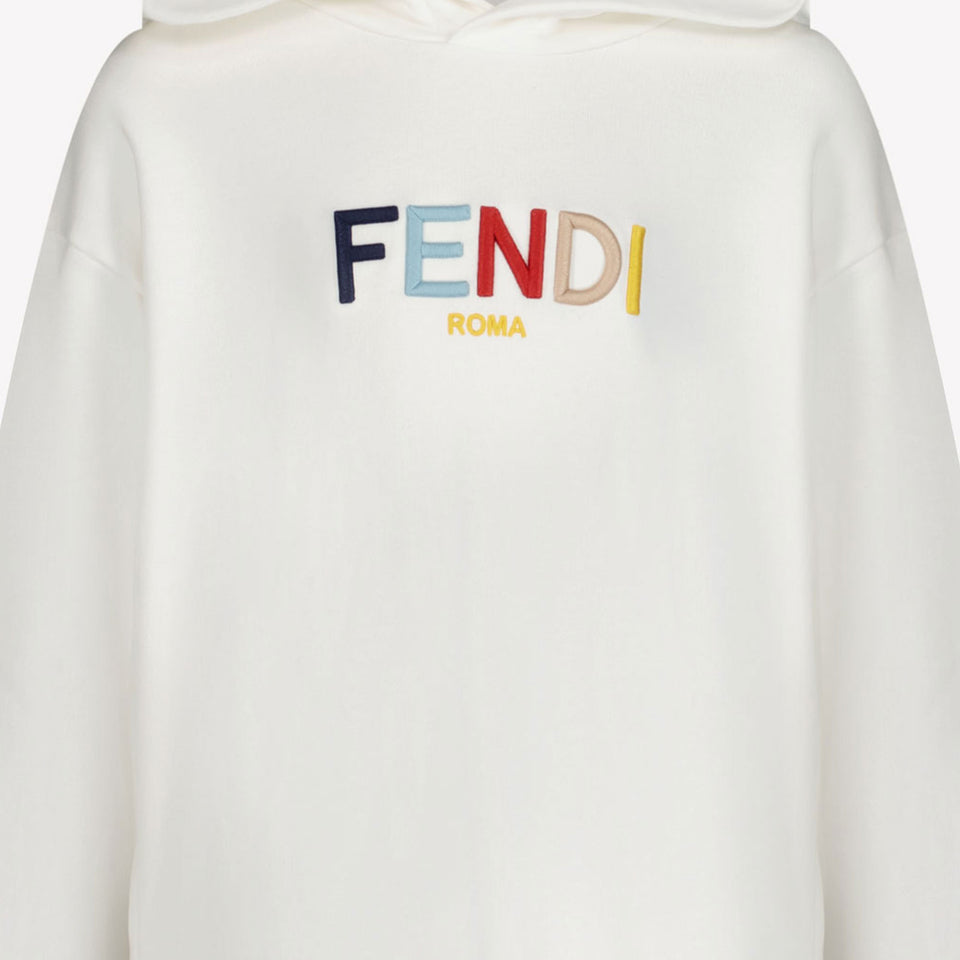 Fendi Kinder Meisjes Jurk Wit