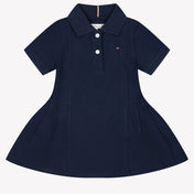 Tommy Hilfiger Baby Meisjes Jurk Navy