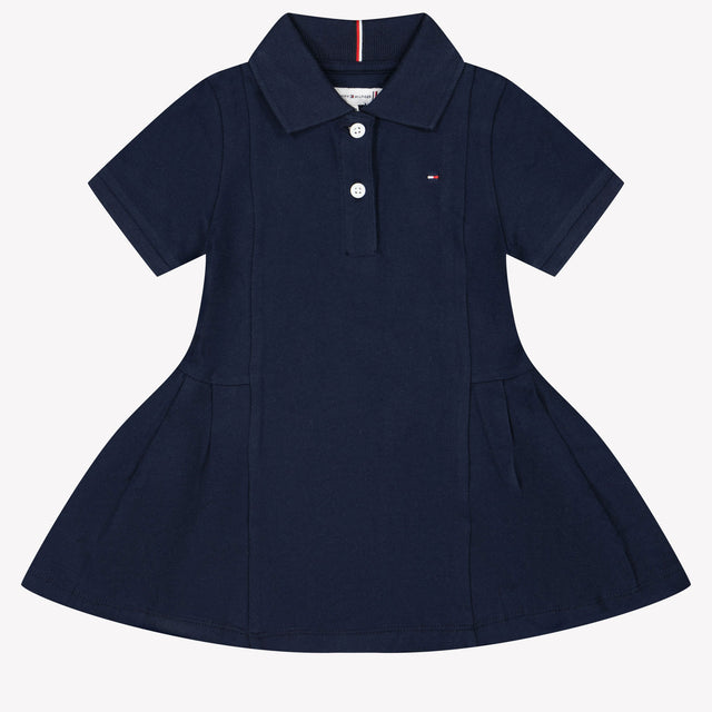 Tommy Hilfiger Baby Meisjes Jurk Navy