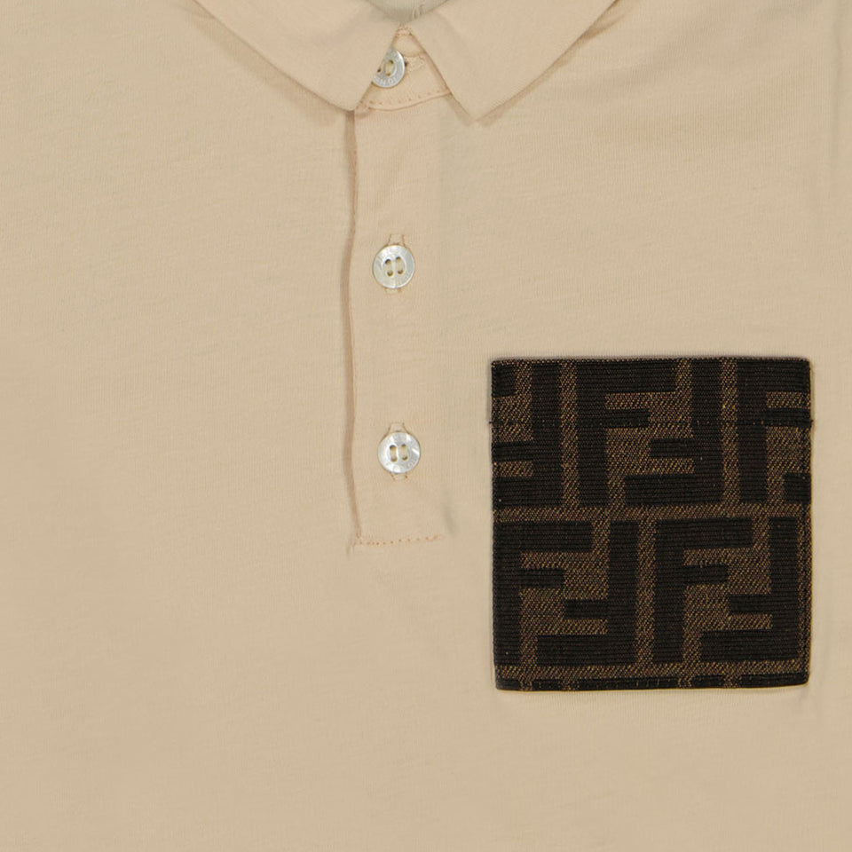 Fendi Baby boys polo in Beige