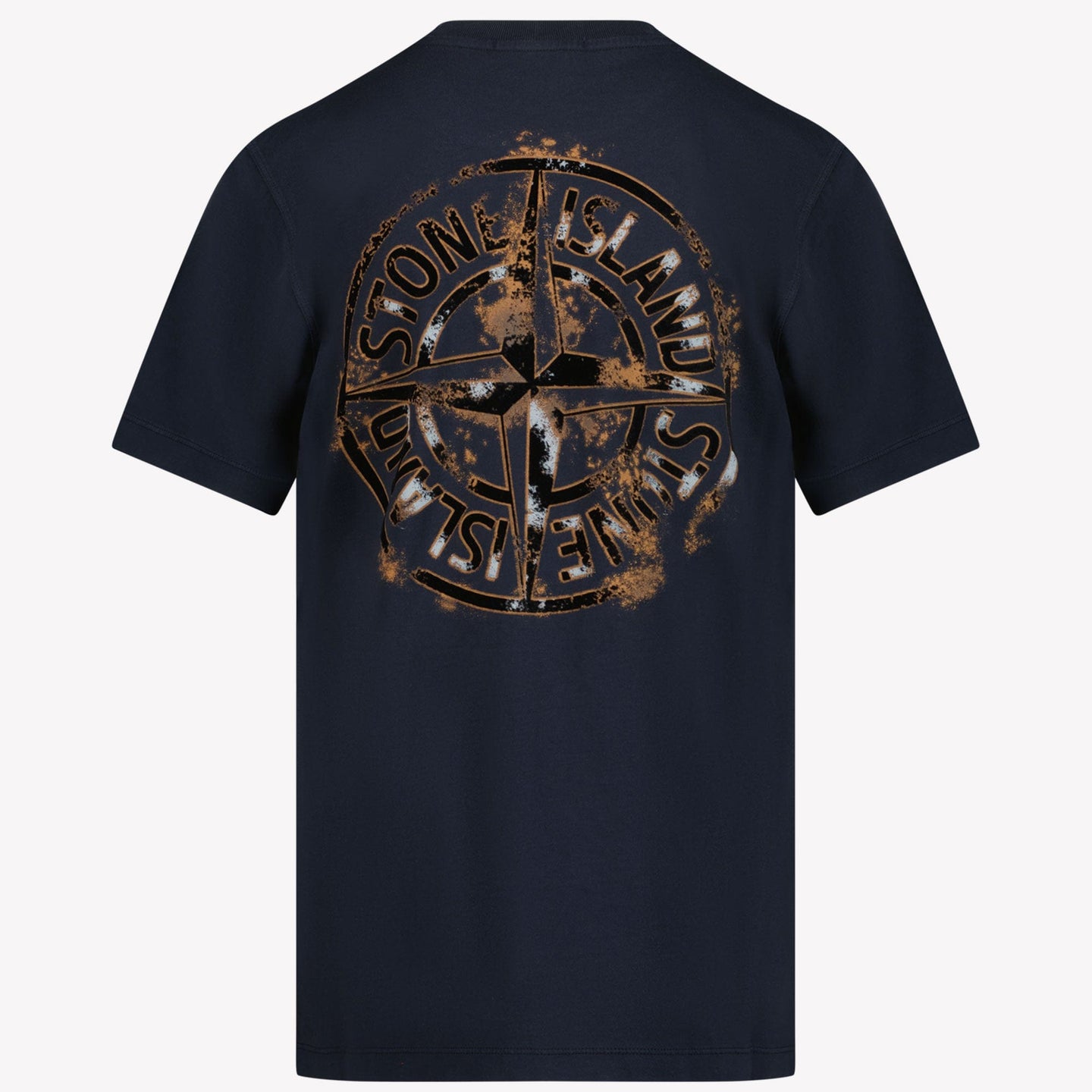 Stone Island Jongens T-shirt Navy 2Y