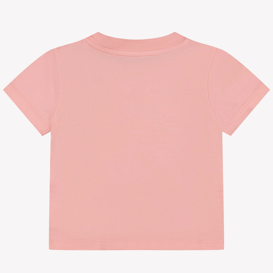 Off-White Baby Meisjes T-Shirt In Licht Roze