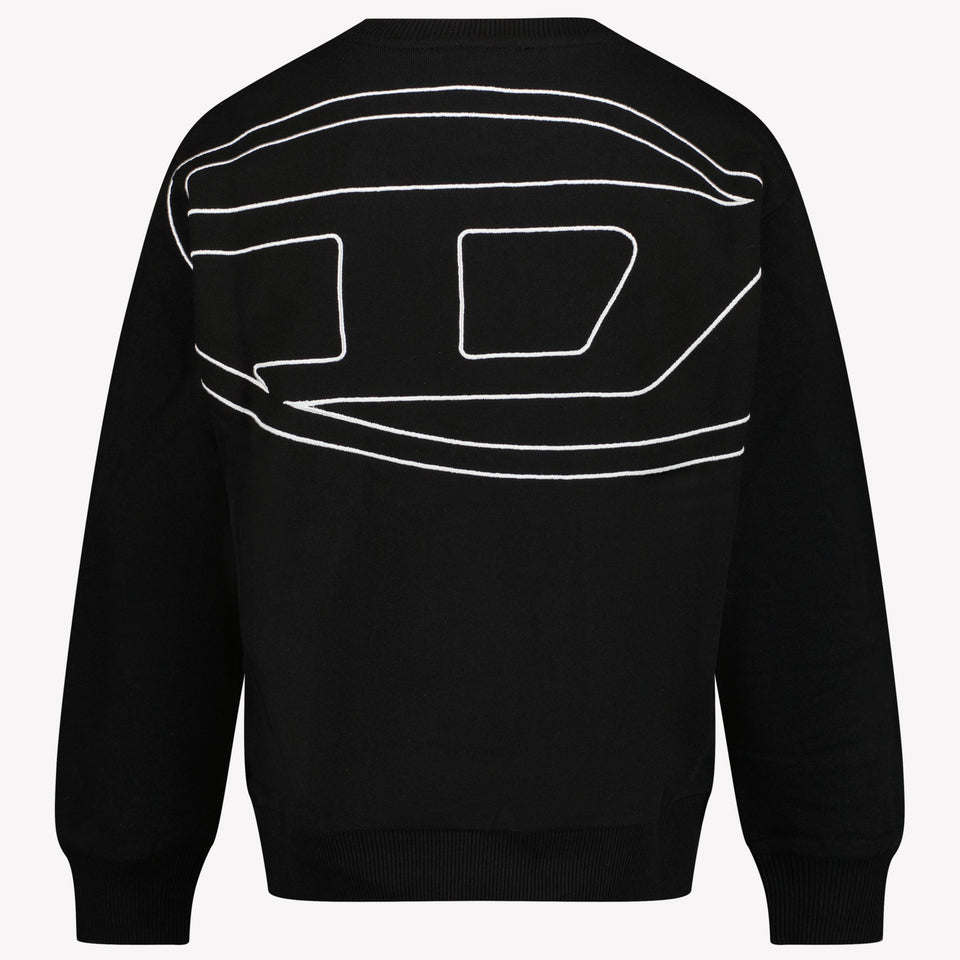 Diesel Kids Unisex Sweater in Black