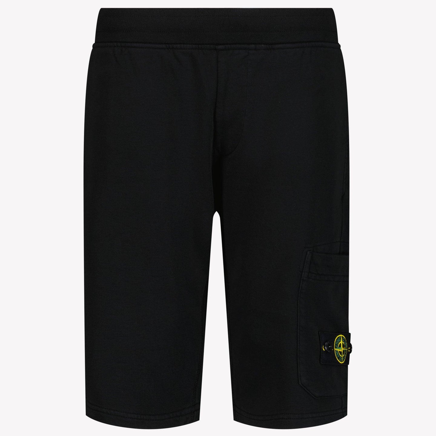 Stone Island Kinder Jongens Shorts In Zwart