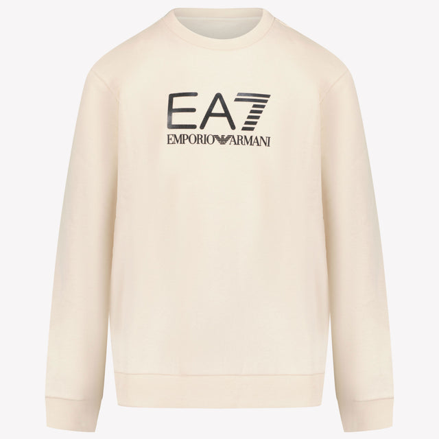 EA7 Boys sweater Ecru