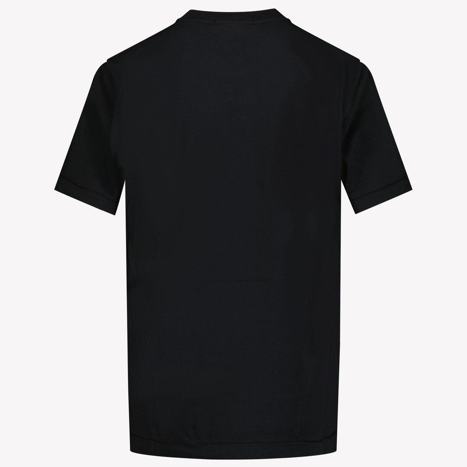 Stone Island Kids Boys in T-Shirt Black