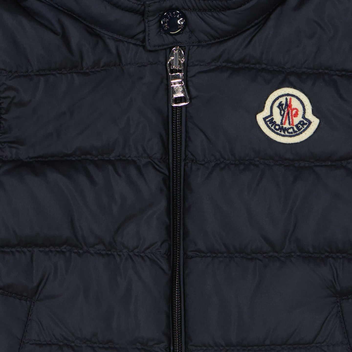 Moncler New Amaury Baby Boys Bodywarmer In Navy