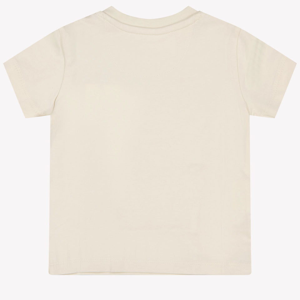 Calvin Klein Baby Unisex T-shirt in OffWhite