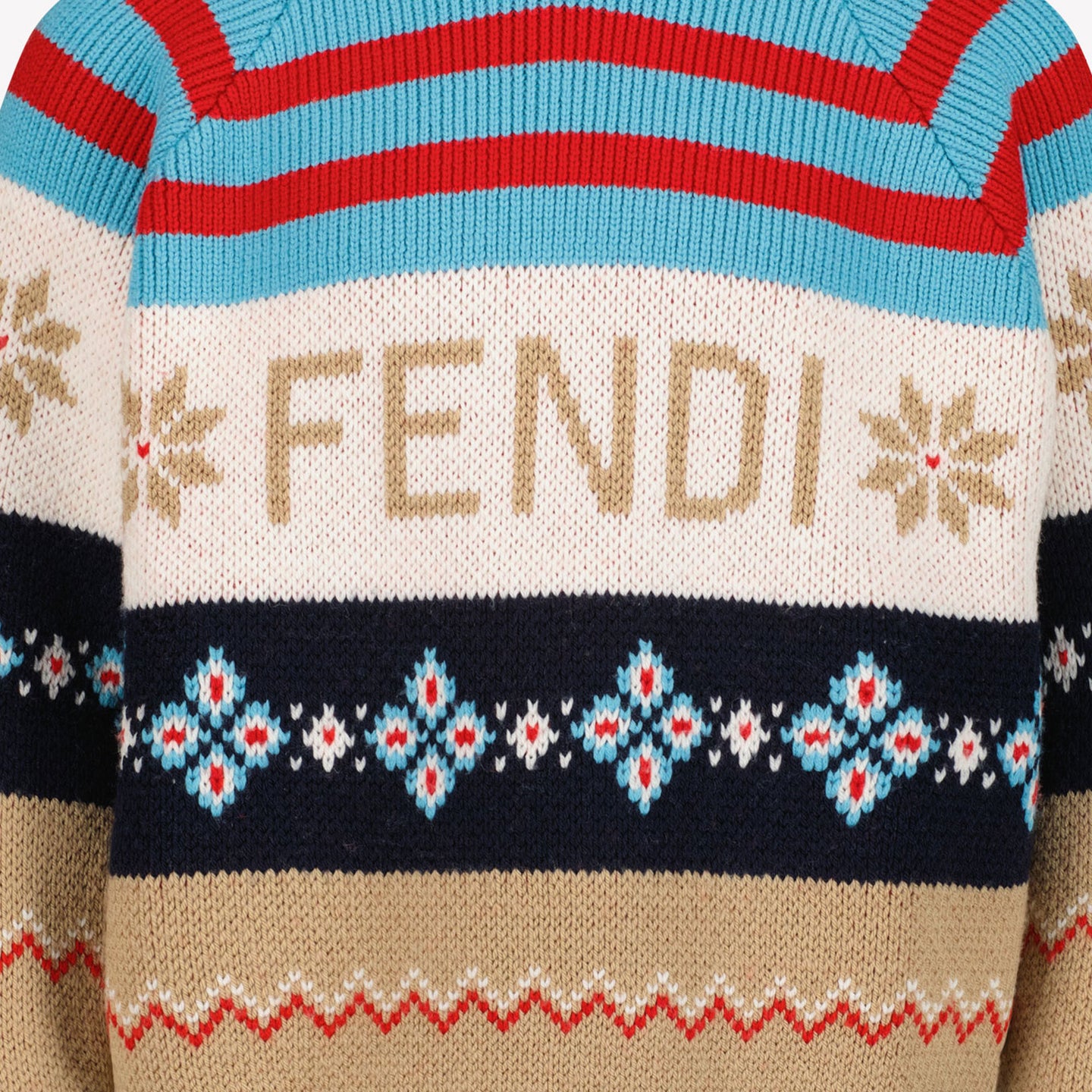 Fendi Kids Unisex Sweater Navy