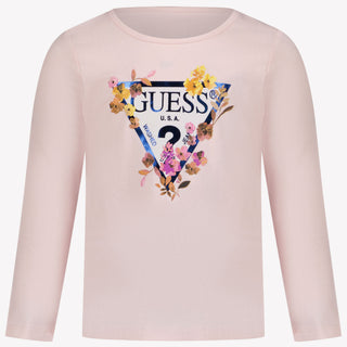 Guess Children's girls t-shirt Light Pink