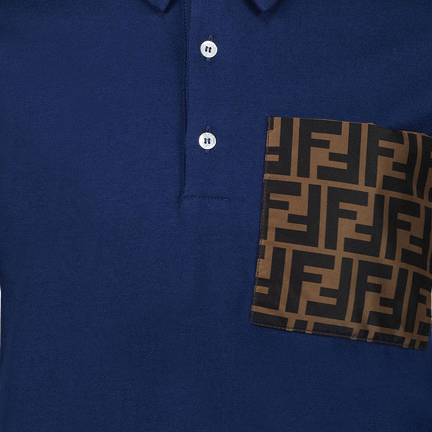 Fendi Jongens Polo Blauw 3Y