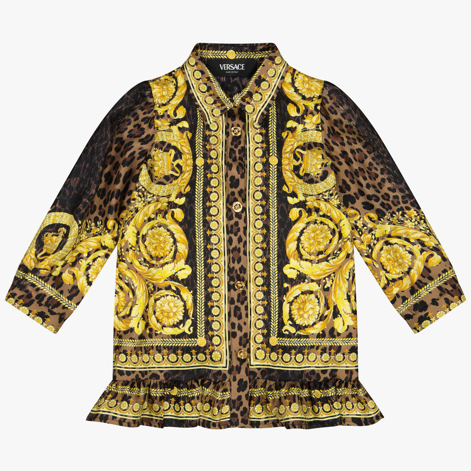 Versace Baby Meisjes Jurk Bruin