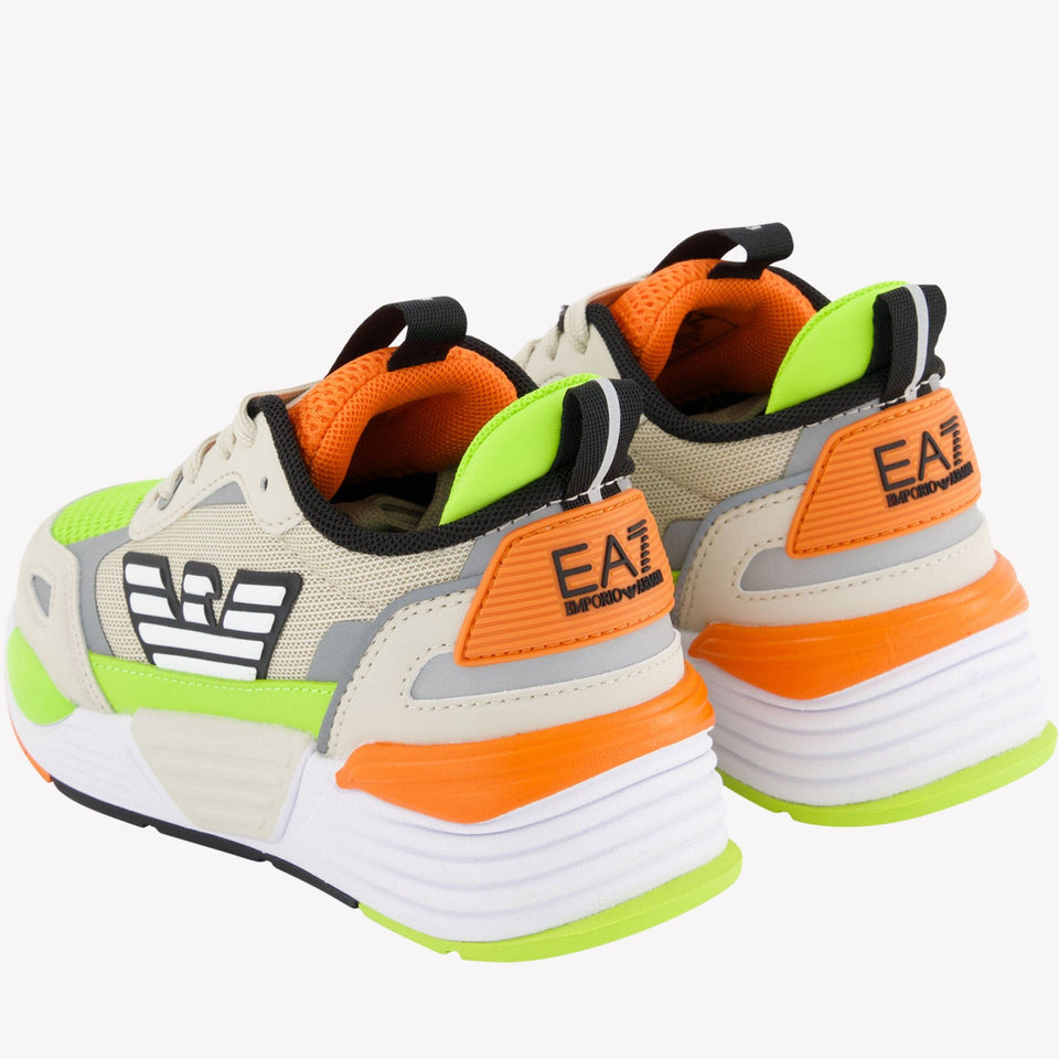 Ea7 Jongens Sneakers Beige
