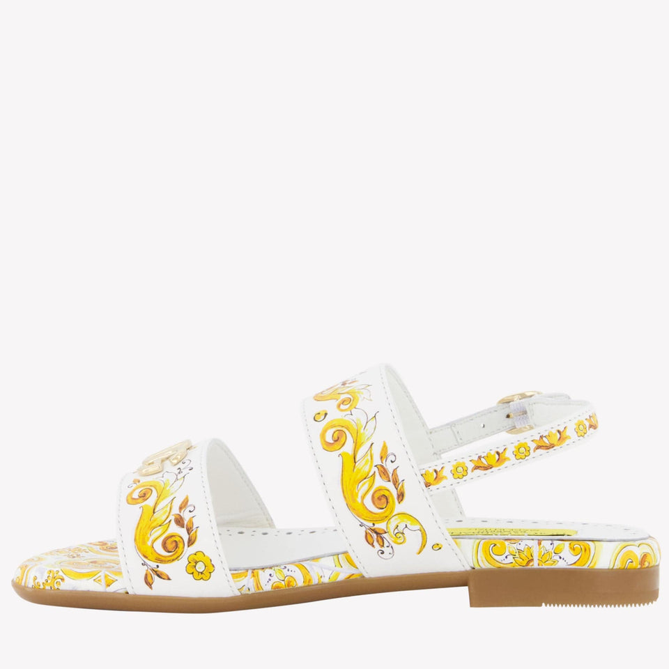 Dolce & Gabbana Meisjes Sandalen Geel