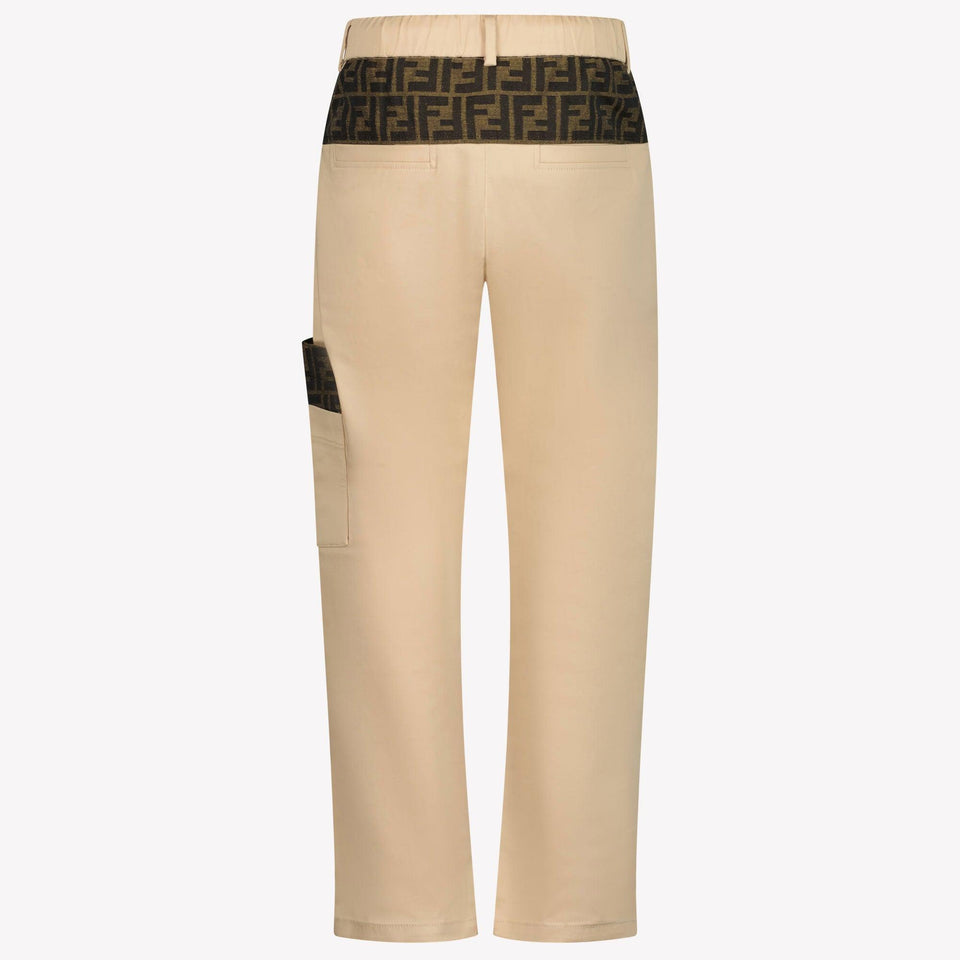 Fendi Kinder Jongens Broek In Beige