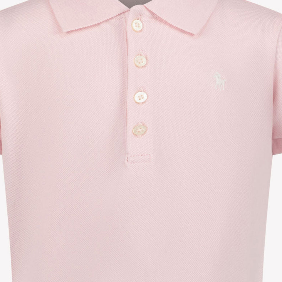 Ralph Lauren Kinder Meisjes Jurk In Licht Roze