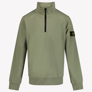 Stone Island Kinder Jongens Trui In Olijf Groen