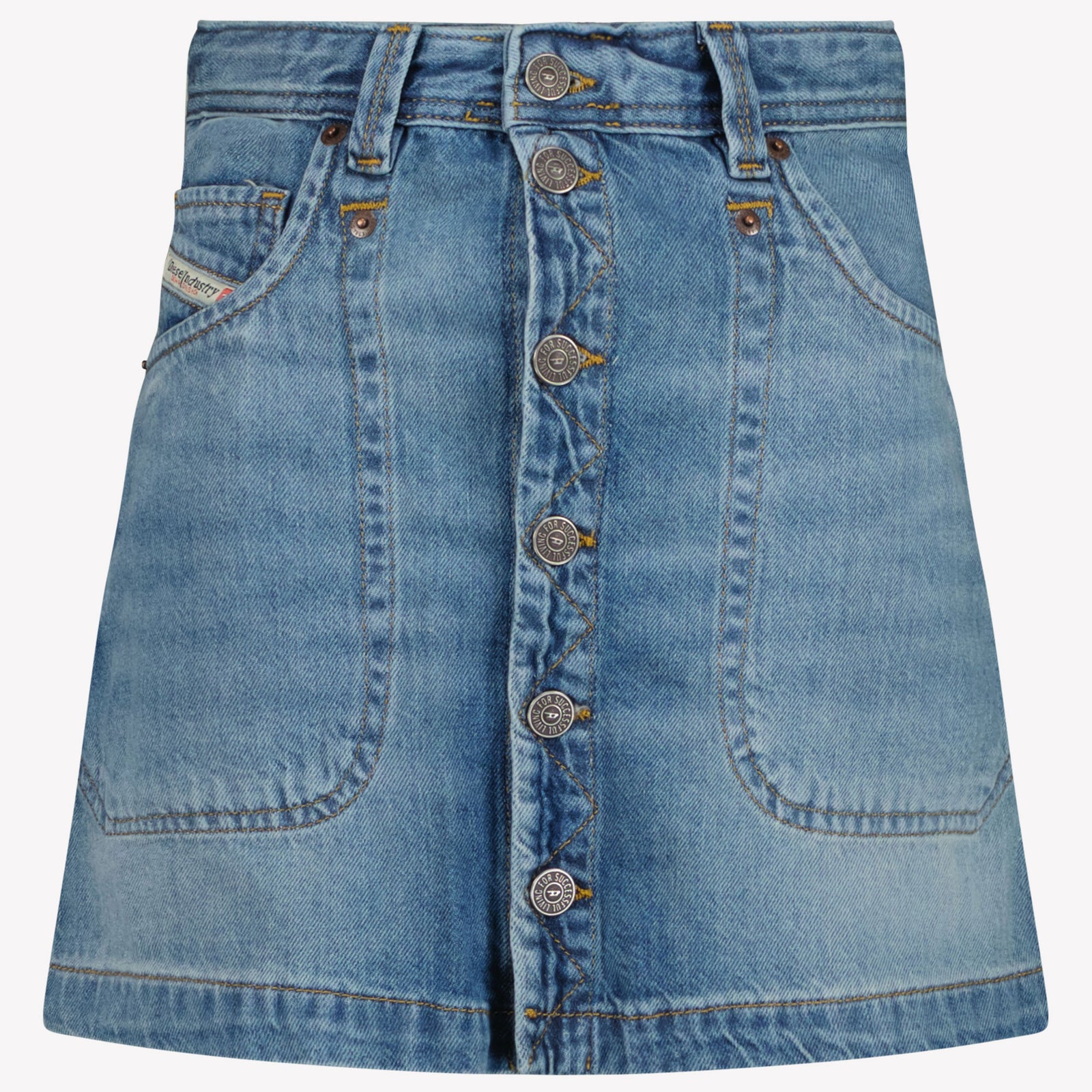 Diesel Kinder Meisjes Rokje In Jeans