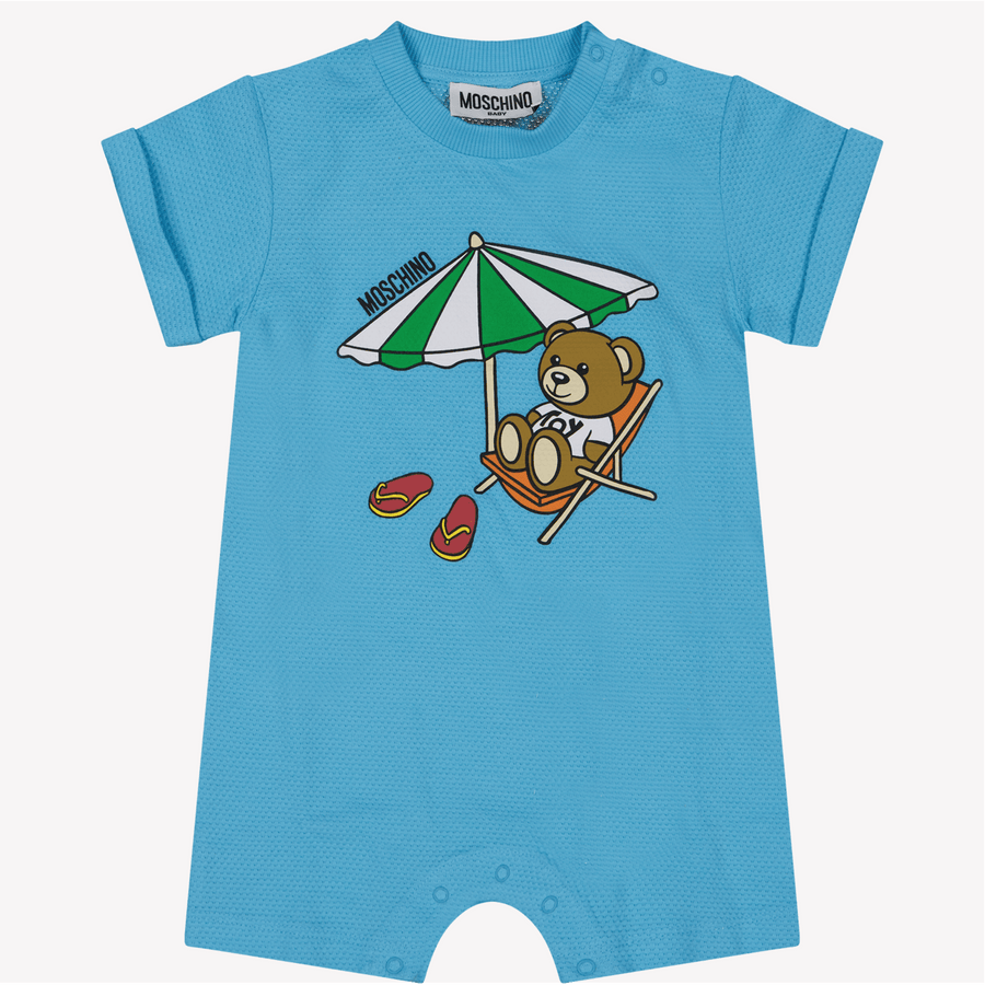 Moschino Baby Jongens Boxpakje Turquoise 1/3