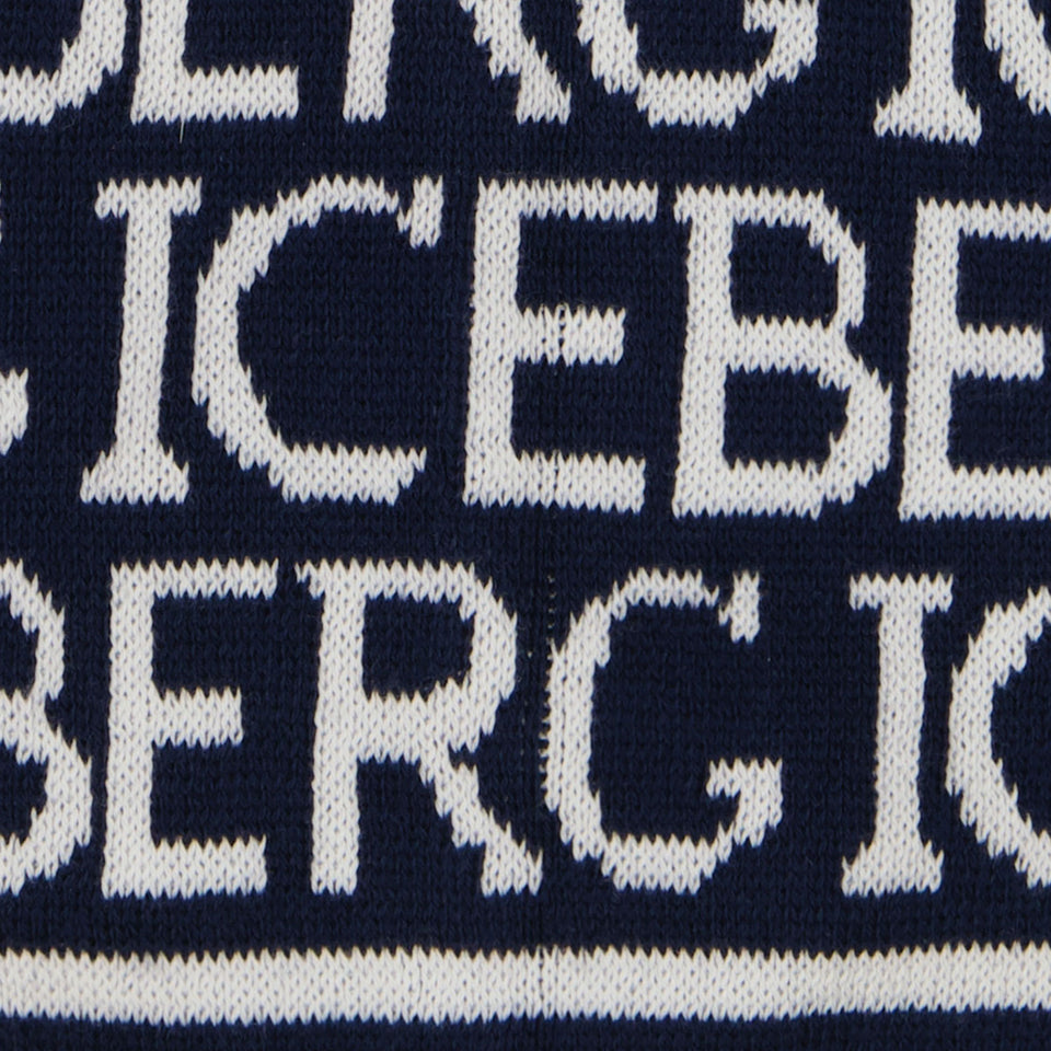 Iceberg Baby guys Scarves Navy