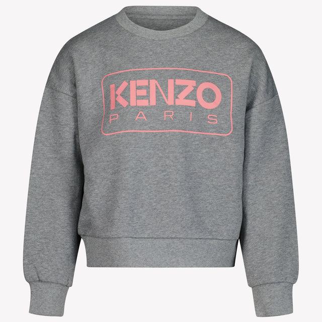 Kenzo Kids Girls sweater Gray