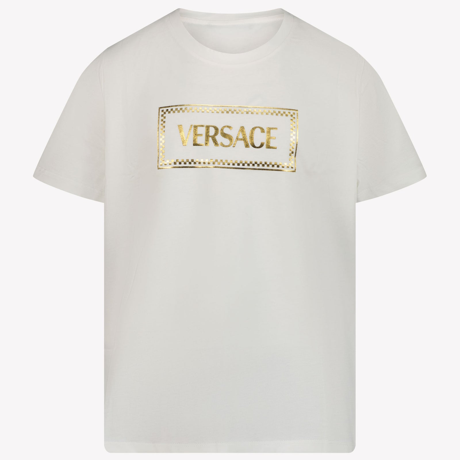 Versace Kinder Unisex T-Shirt In Wit