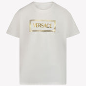 Versace Kids Unisex T-Shirt in White