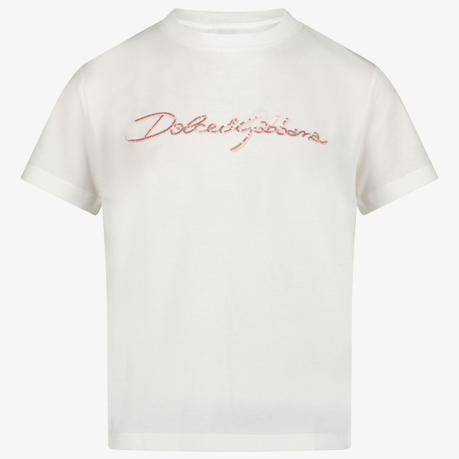 Dolce & Gabbana Kids Girls in T-Shirt White