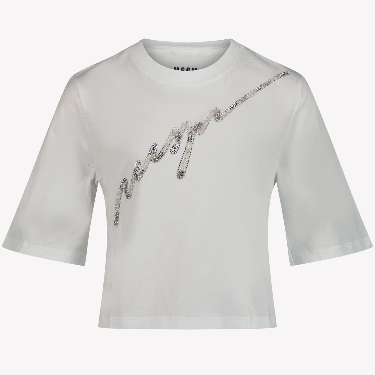 MSGM Meisjes T-shirt Wit 4Y