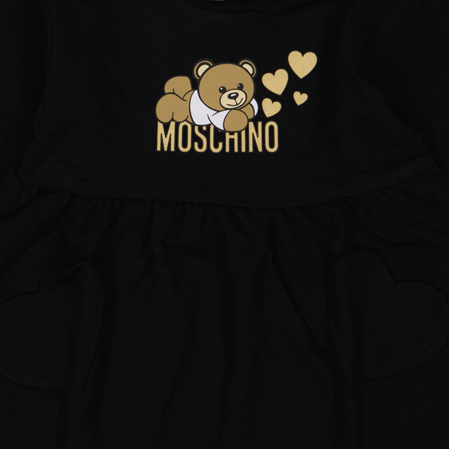 Moschino Baby Meisjes Jurk Zwart 3/6