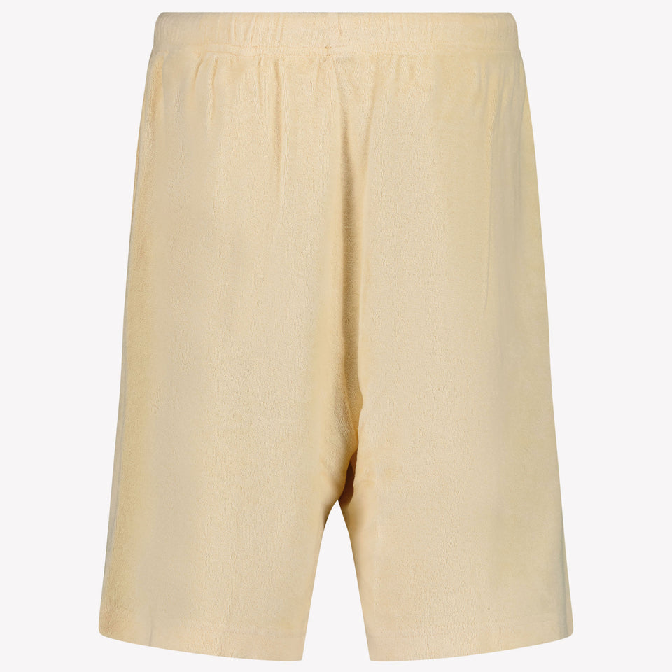 Palm Angels Kids Boys Shorts In Light Beige