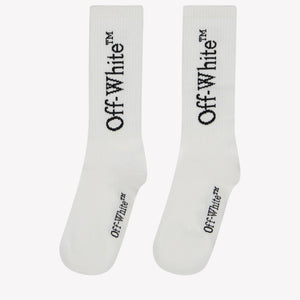 Off-White Kids Unisex Socks  White