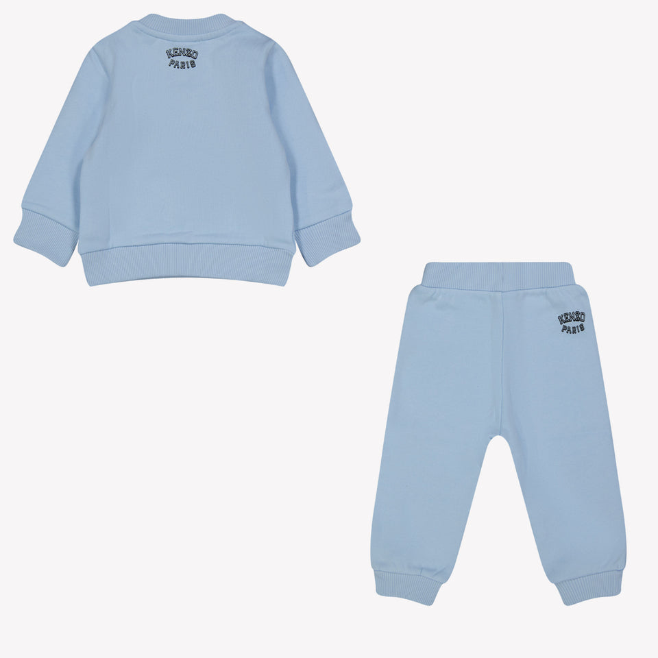 Kenzo Kids Baby Jongens Joggingpak Licht Blauw