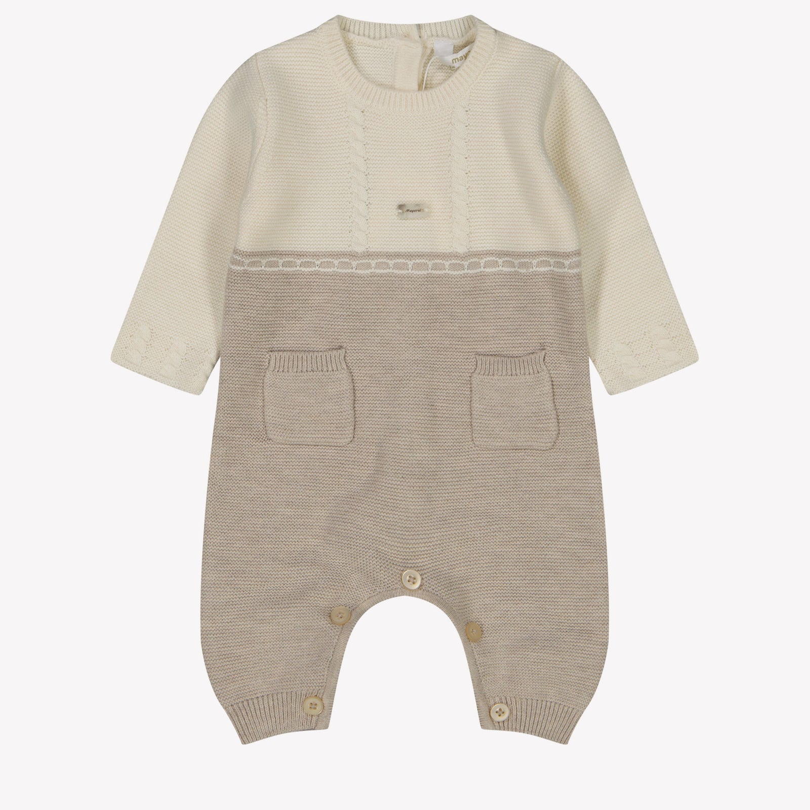 Mayoral Baby boys box suit Beige