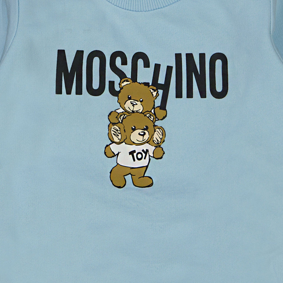 Moschino Baby Jongens Trui Licht Blauw