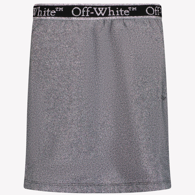 Off-White Girls Skirt Silver