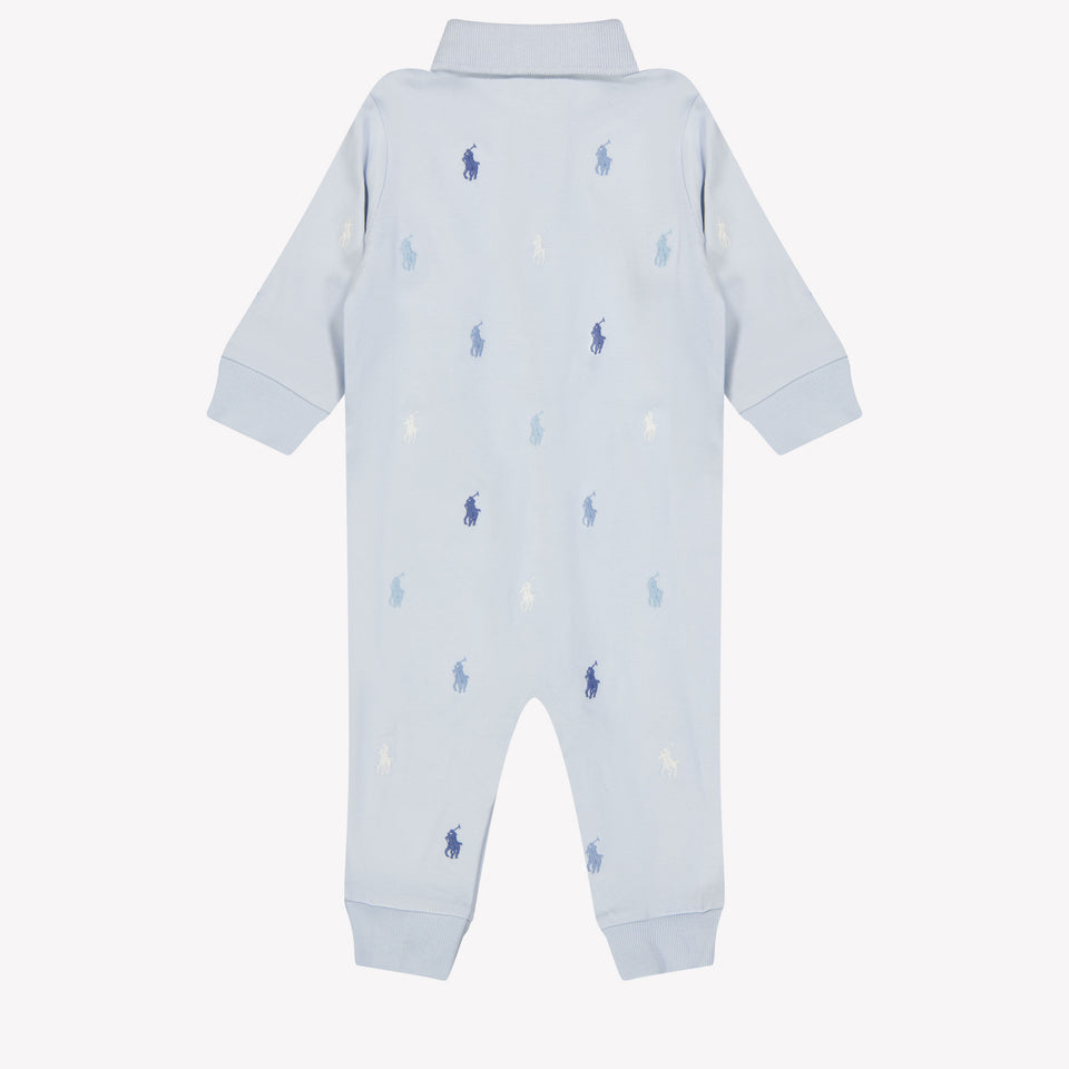 Ralph Lauren Baby boys box suit Light Blue