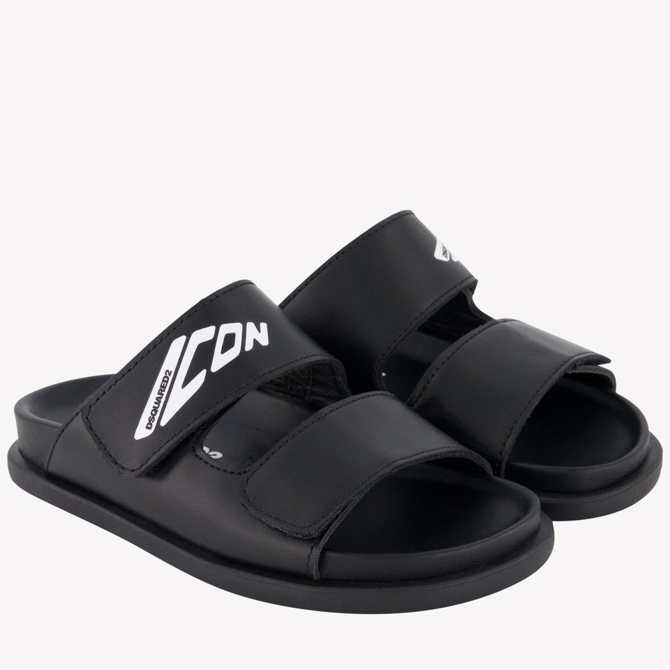 Dsquared2 Unisex Flipflops In Black