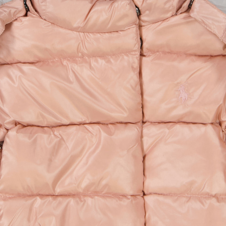 Ralph Lauren Baby Meisjes Winterjas Roze