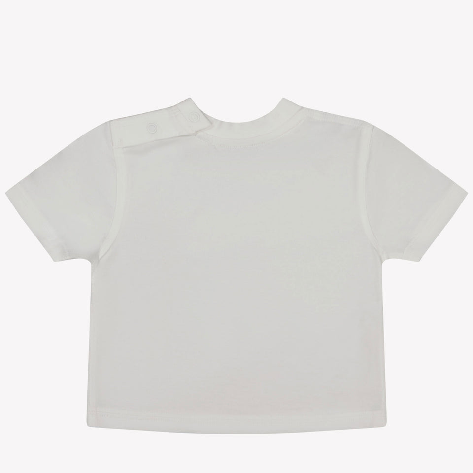 Burberry Cedar baby boys t-shirt in White