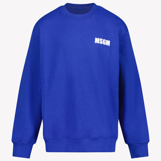 MSGM Unisex sweater Cobalt Blue