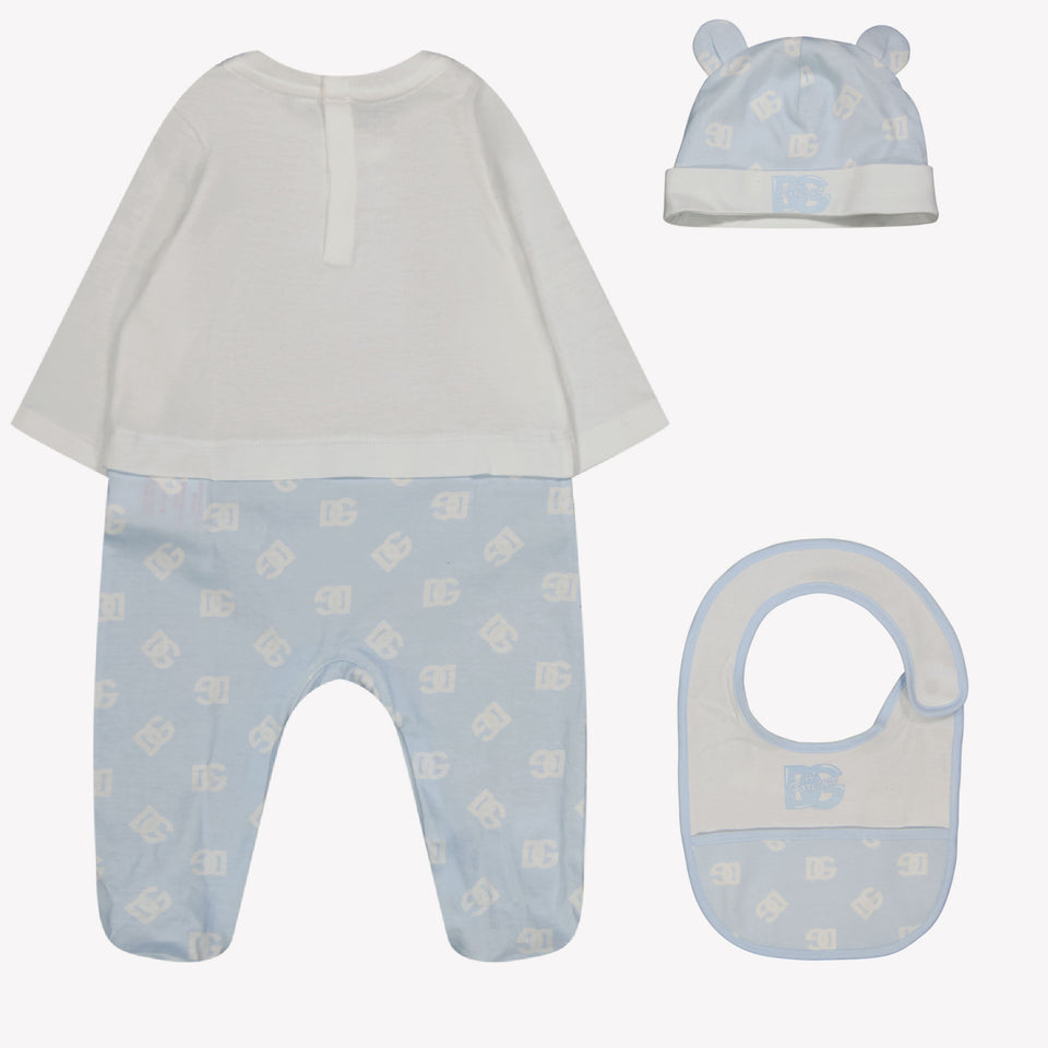 Dolce & Gabbana Baby boys box suit Light Blue