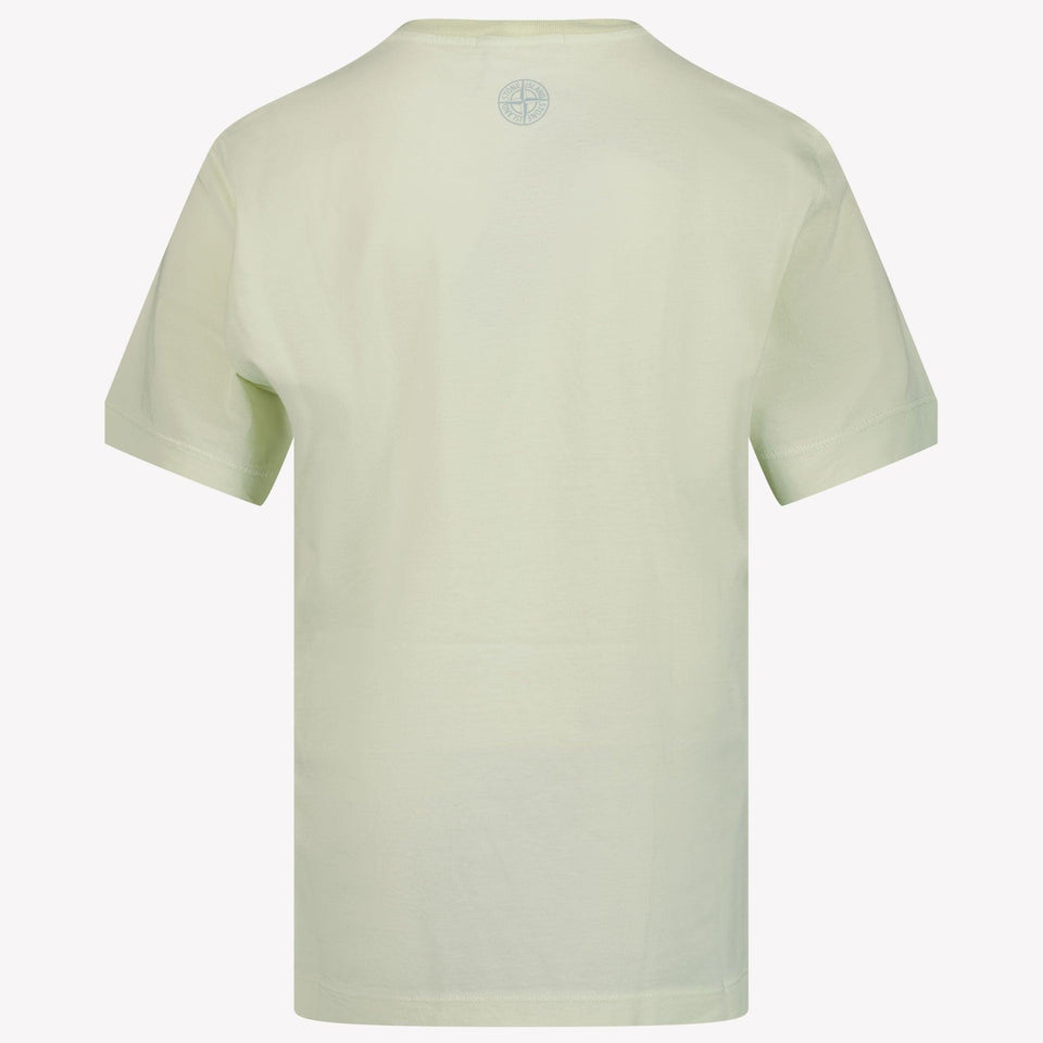 Stone Island Kids Boys in T-Shirt Lime